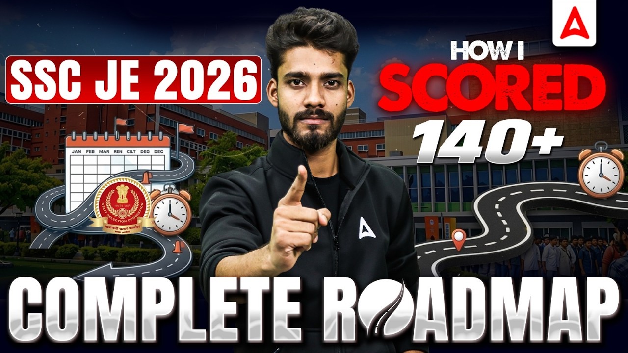 SSC JE 2026 | Complete Roadmap | How I Scored 140+ | Full Strategy