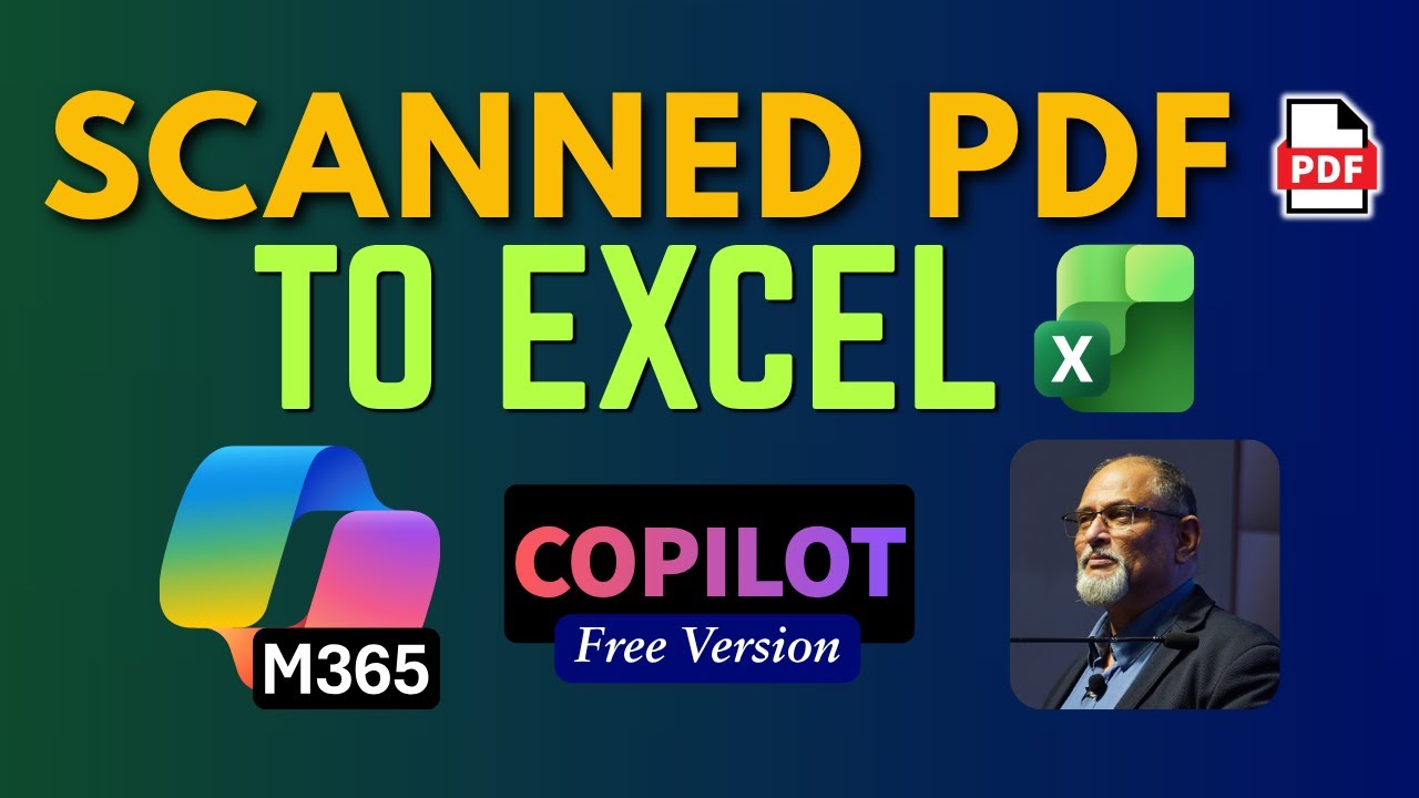 Как преобразовать отсканированные PDF в Excel за секунды с помощью бесплатного Copilot