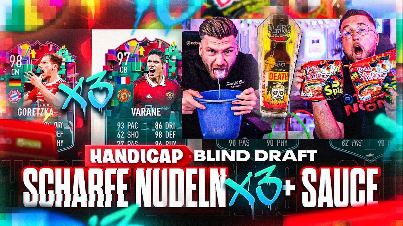 DIFFERENZ = 500.000 SCOVILLE Sauce .. 🥵🌶️Das WUNDER im HANDICAP Blind Draft 😱 FIFA 23