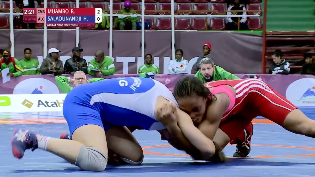 Round 3 FW - 48 kg: R. MUAMBO (CMR) df. H. SALAOUNANDJI (ALG), 8-0