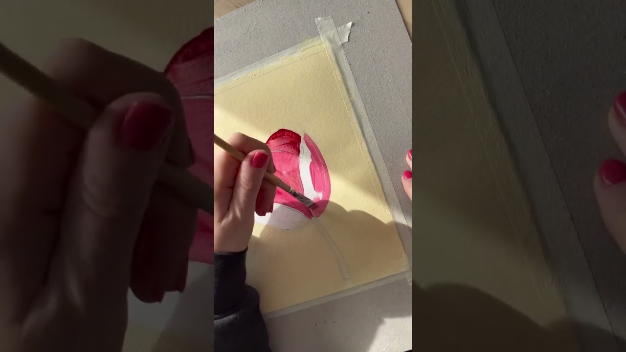 Ma&ntilde;ana nuevo tutorial 🌷 tulipanes🌷🤩 #tutorialonline #tutorialpintura #tulips #tulipseason