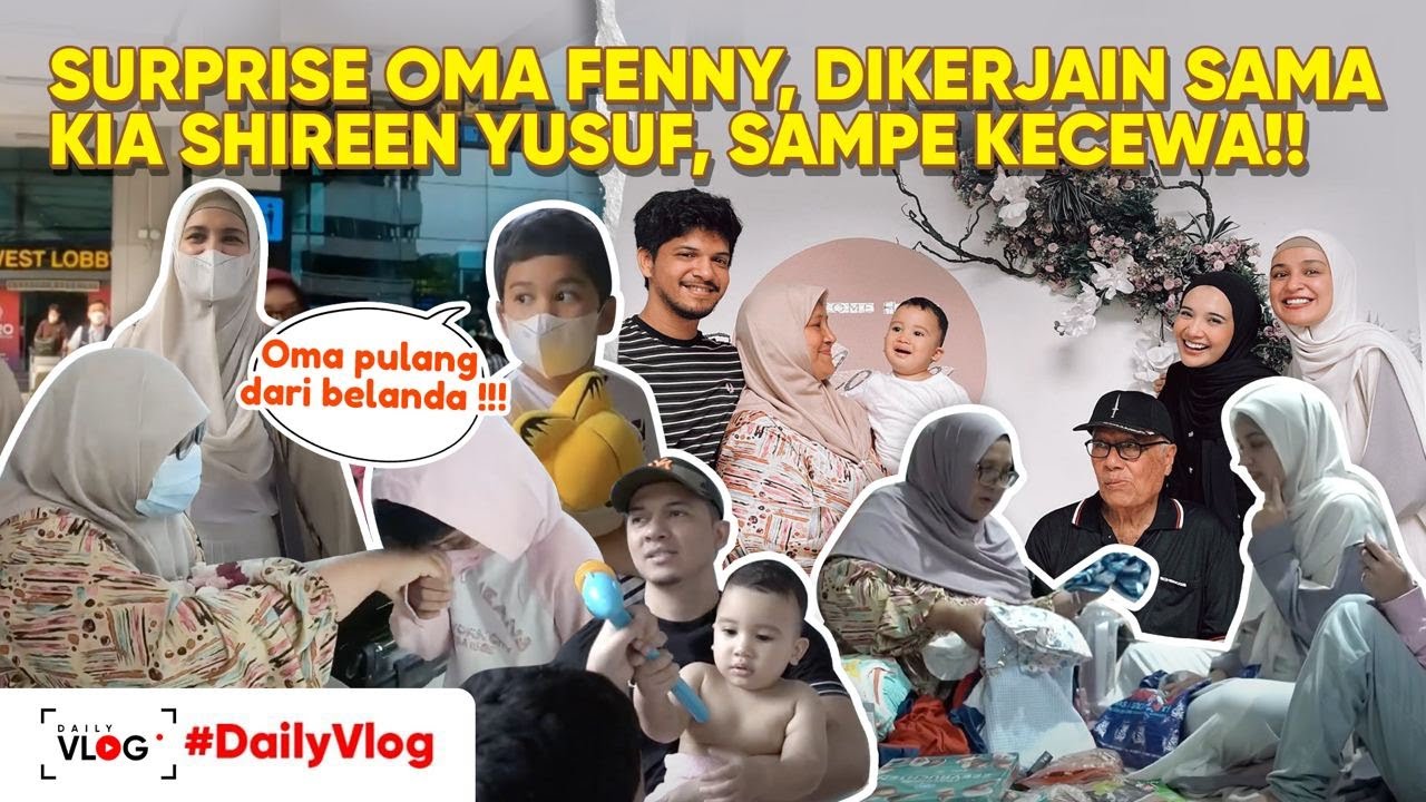 TERHARU!! AKHIRNYA SHIREEN KIA YUSUF KETEMU MAMA SETELAH BERBULAN BULAN!! | #dailyvlog