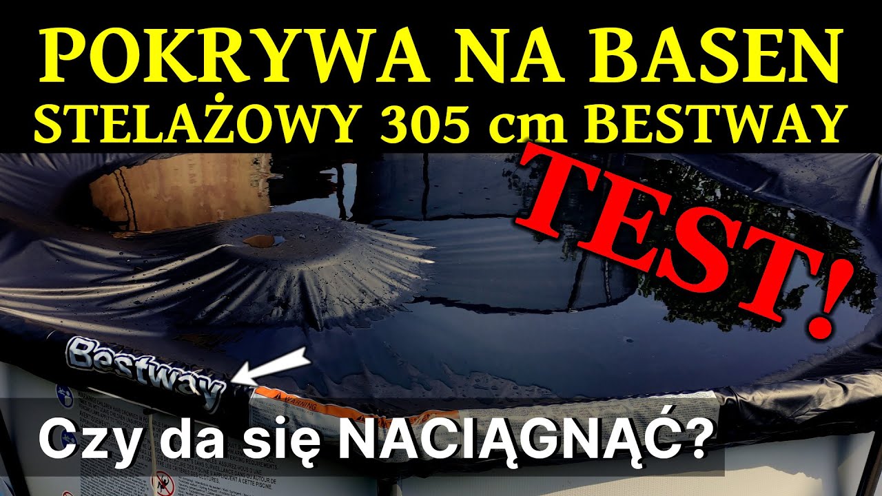 Ogr 32 - POKRYWA do basenu stelażowego -TEST!!! Jak zakładać? Czy to łatwe?