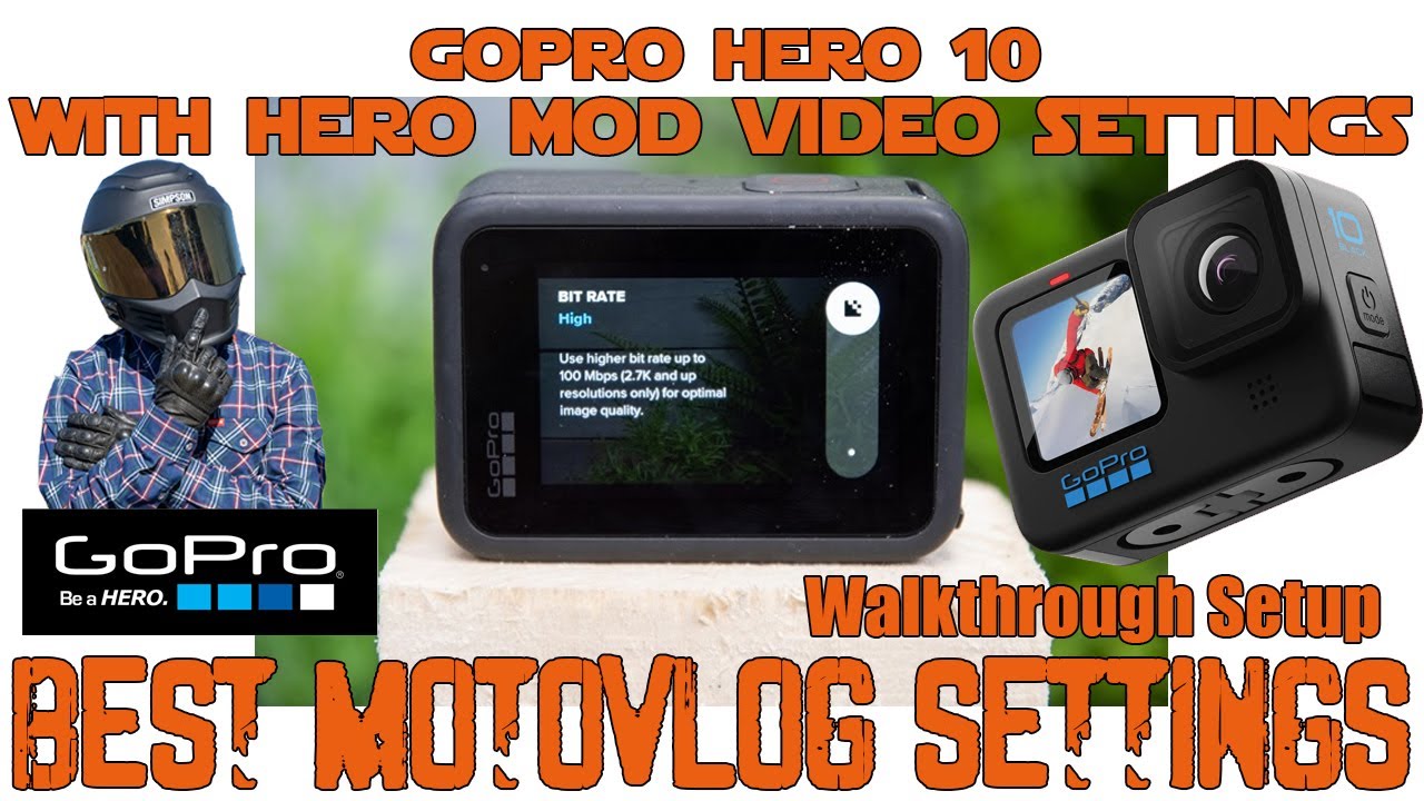 Best GoPro Settings For Motovlogging Walkthrough With Hero 10 Black