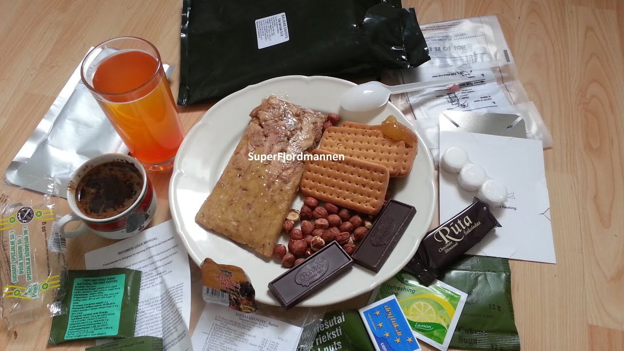 Lithuanian MRE/ Combat Ration Menu.8  Stewed Chicken with Rice Porridge