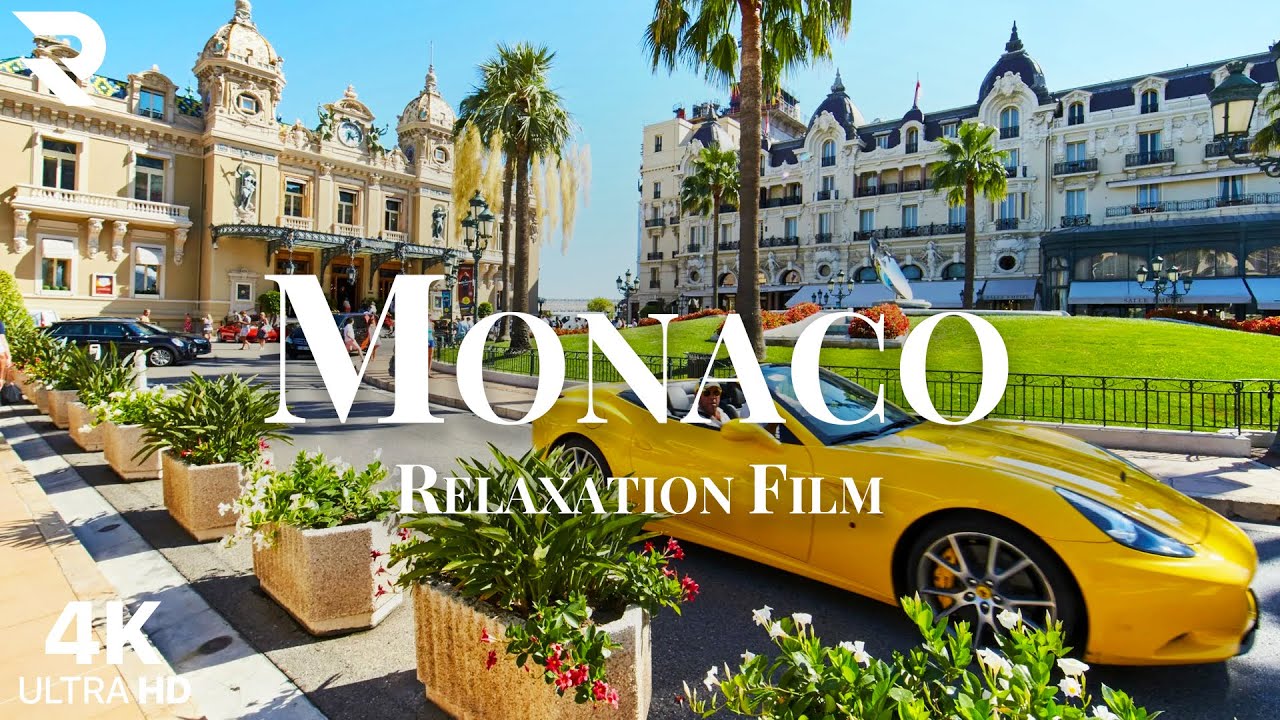 MONACO in 4K ULTRA HD | Beautiful Scenery & Relaxing Music