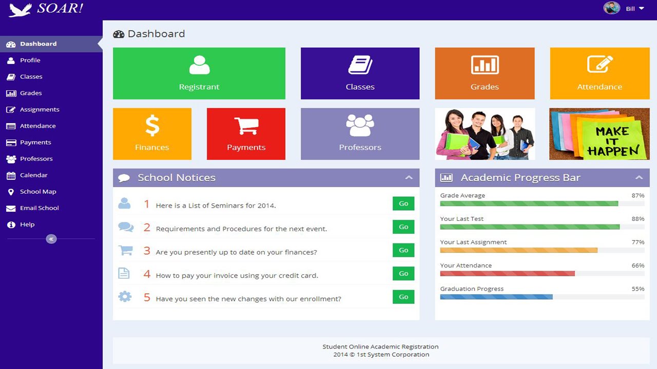Student Online Academic Registration System
