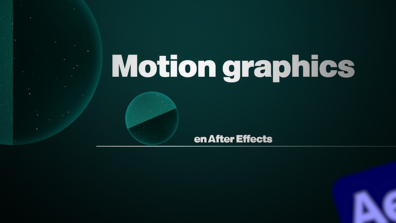 Motion Graphics After Effects Tutorial 2026