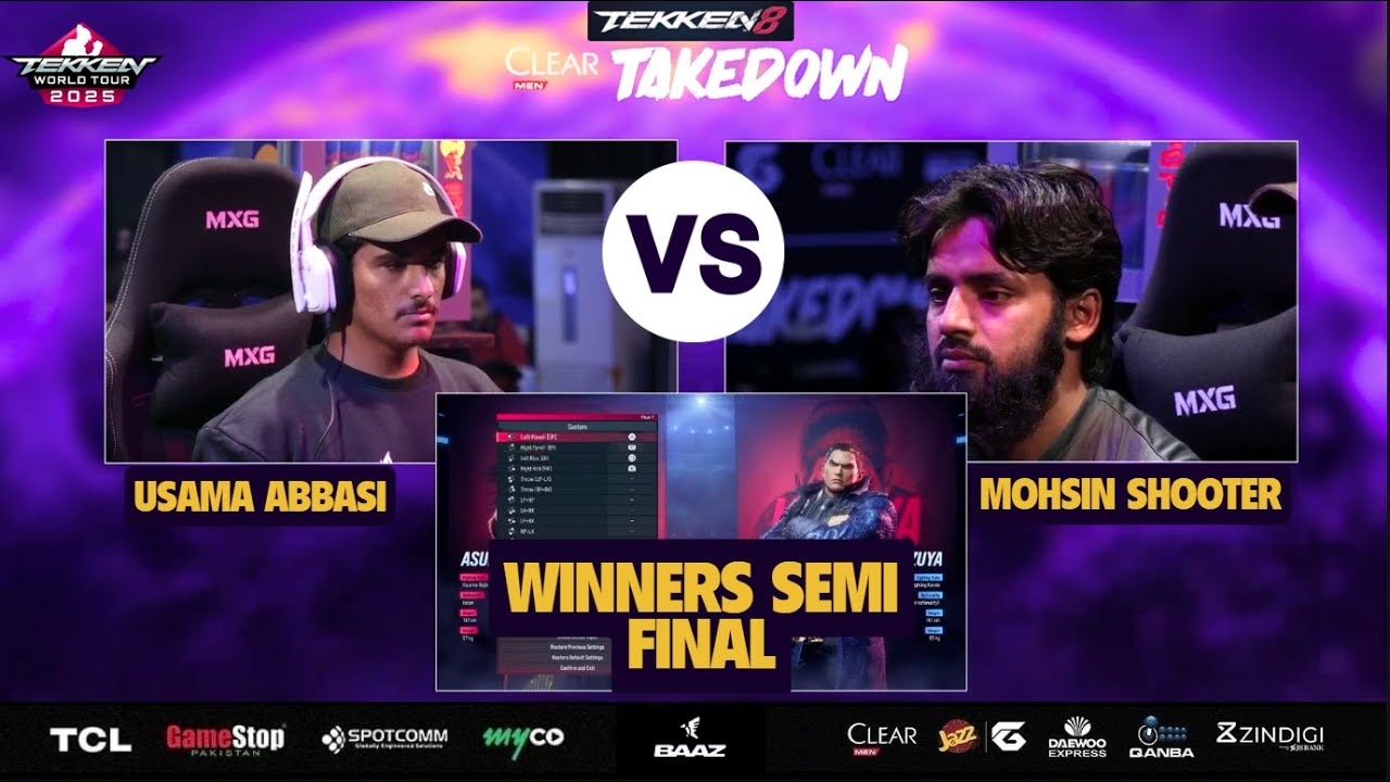 Tekken 8 Baaz Takedown 25 Winners Полуфинал | Мохсин Шутер (Клайв) против Усамы Аббаси (Эдди)