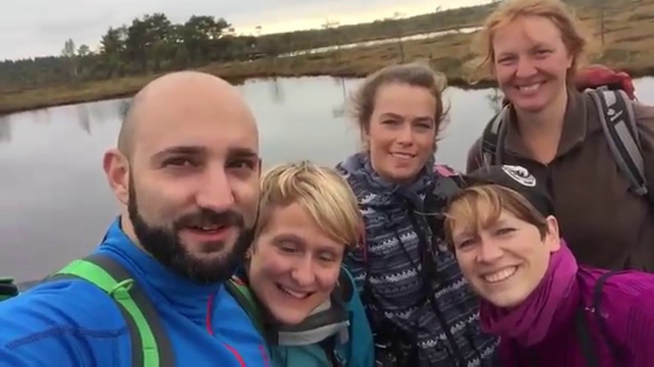 Moorschuhwanderung im Sooma Nationalpark, Estland