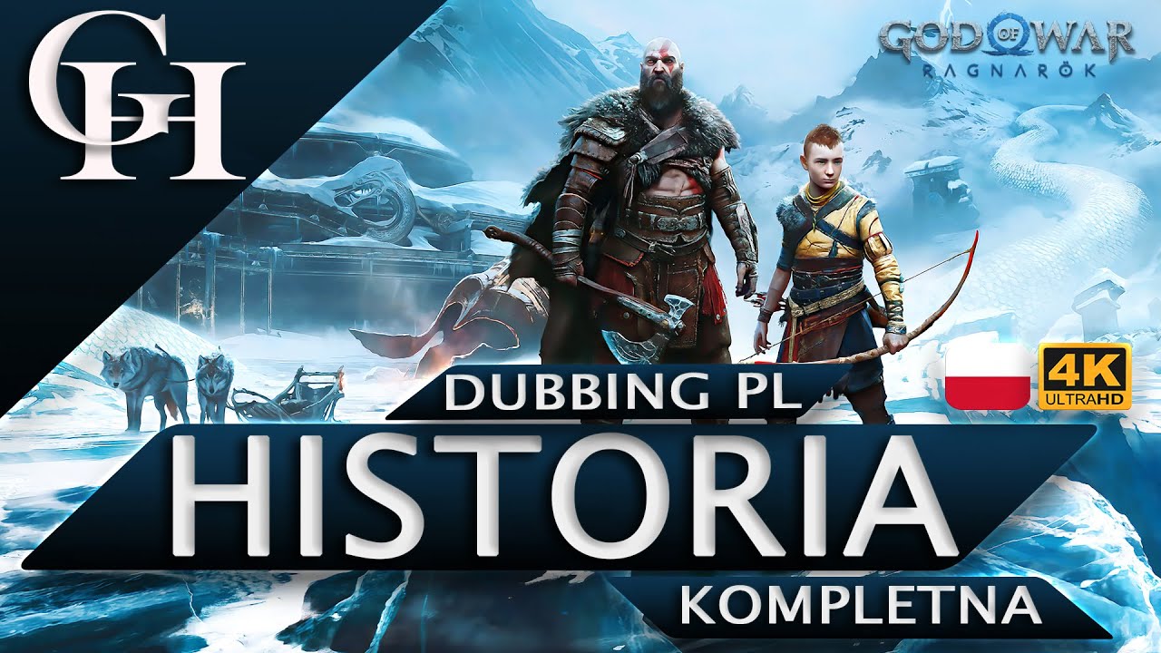 GOD OF WAR: RAGNAROK [GROWY FILM DUBBING PL] HISTORIA KOMPLETNA [CUTSCENKI GAMEPLAY] FABUŁA Z GRY 4K
