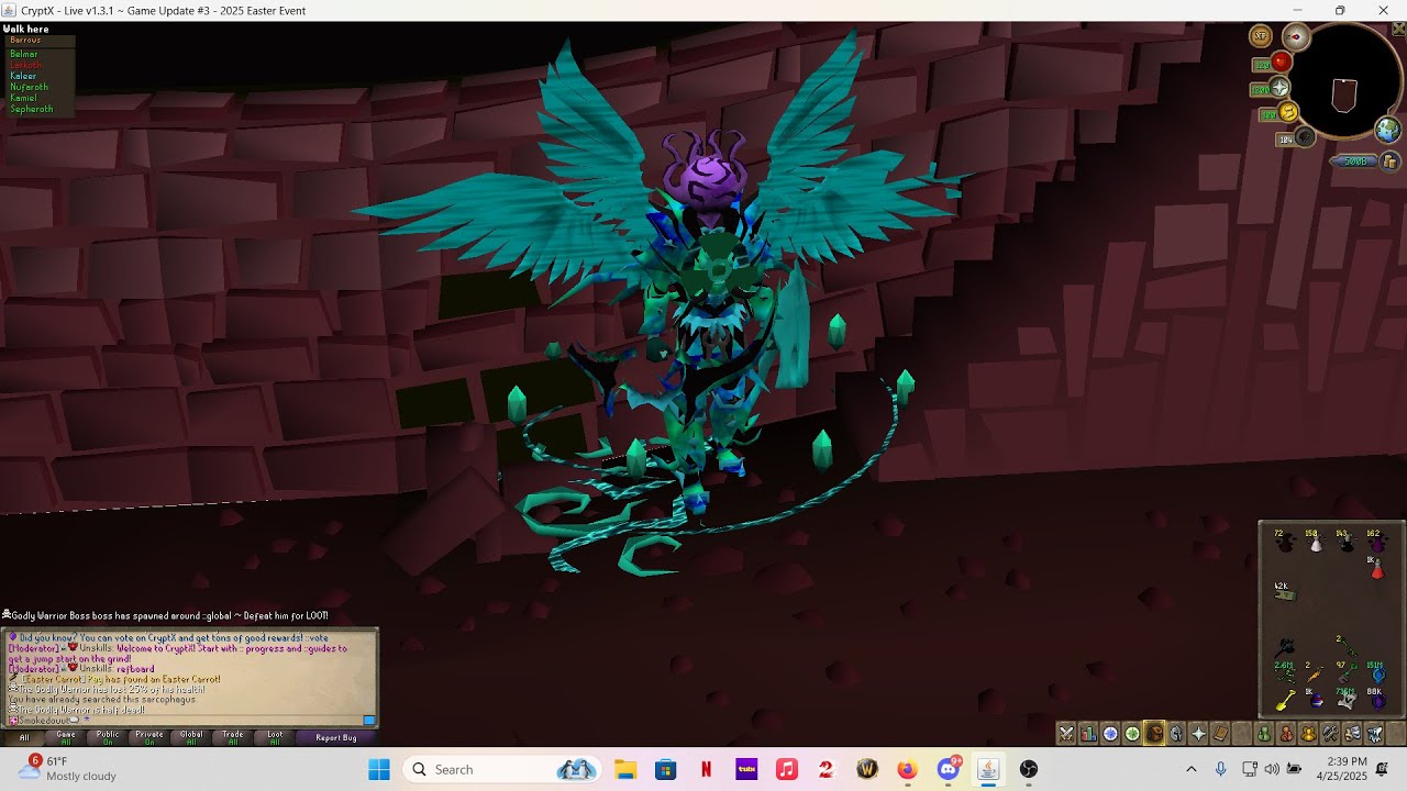 The Realm - CryptX RSPS server end game grinding