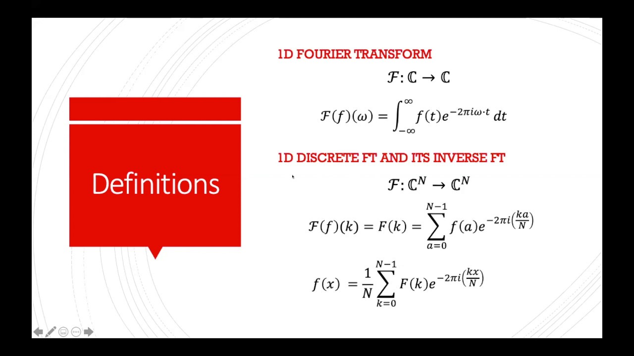 ML Math Review: Fourier transforms and a brief comparison with SVD