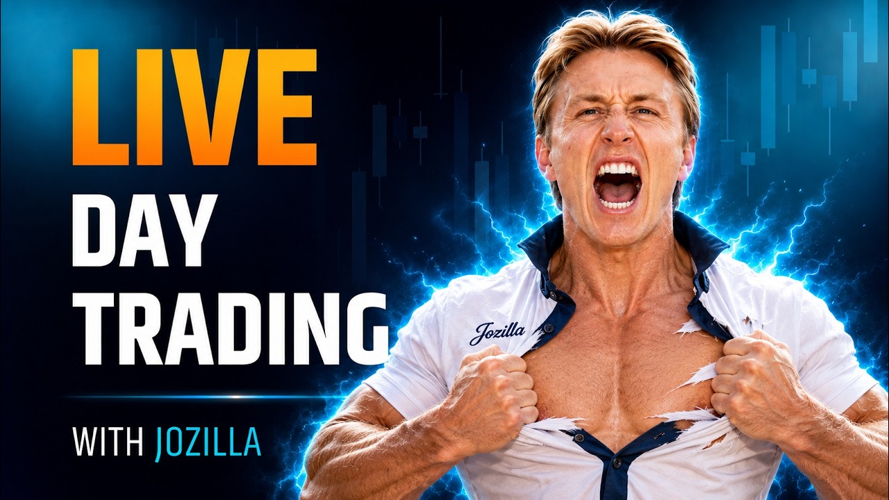 JOZILLA Returns to POUND the Markets! | LIVE Nasdaq Futures Trading | The Joz Show