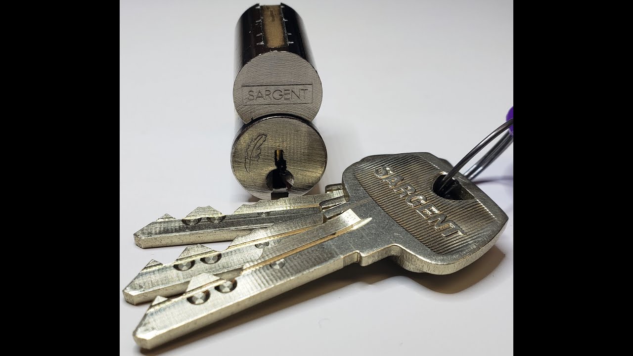 [L90] Sargent Signature LFIC Lock - pick and gut