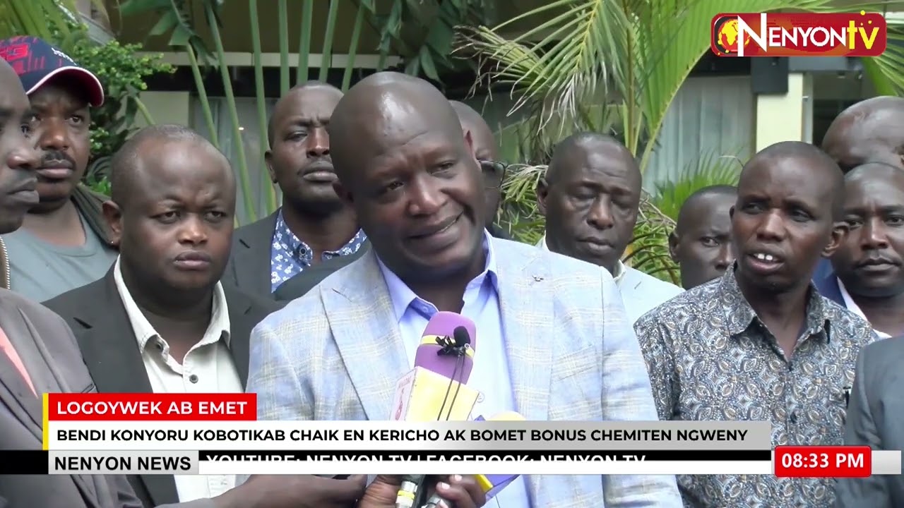 BLOW TO KTDA FARMERS IN BOMET AND KERICHO AS BONUS EXPECTED TO DROP -GOVERNOR MUTAI AND BARCHOK