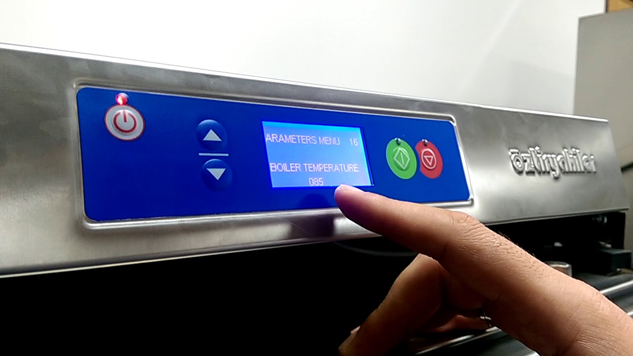 Ozti dishwashing machine Parameter settings