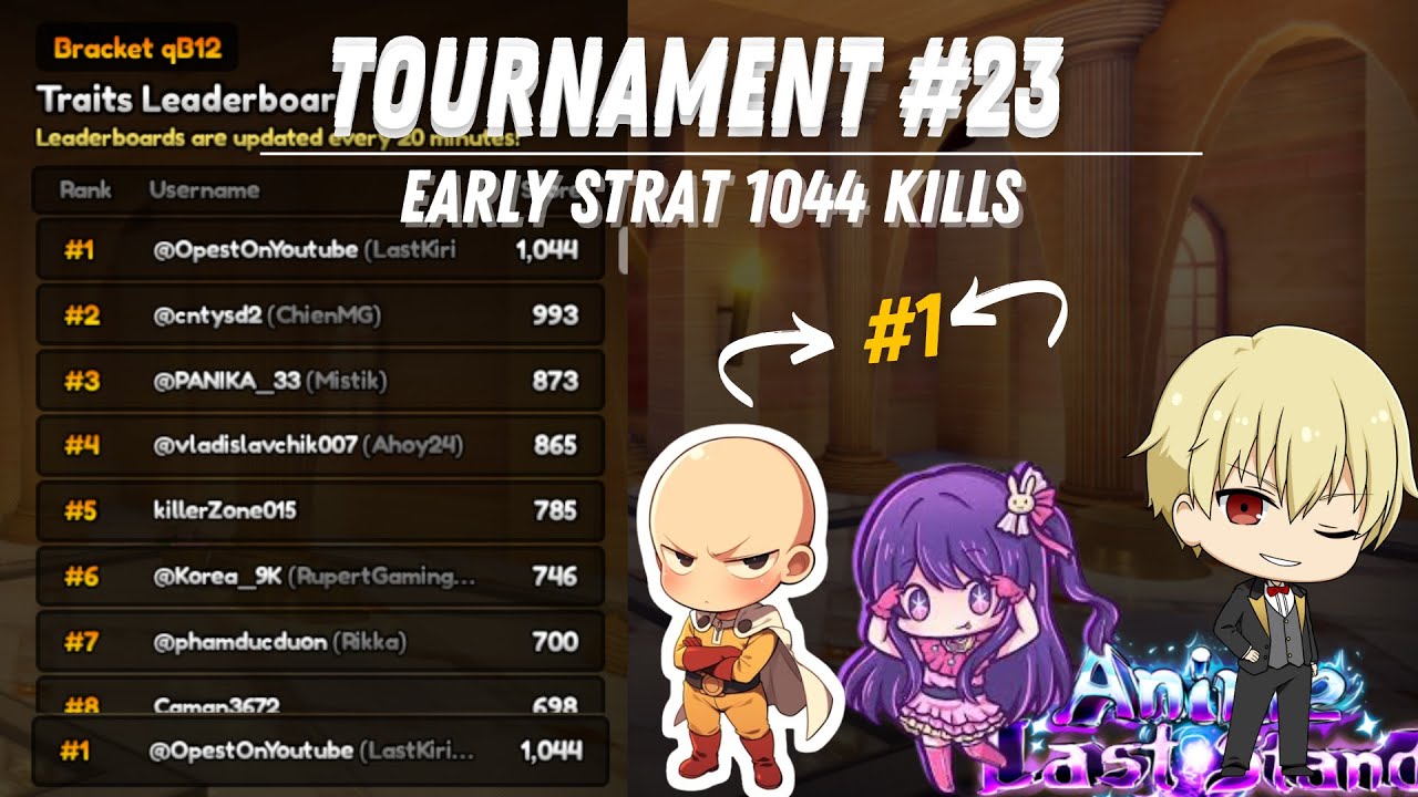 EARLY 1044 STRAT IN ALS TOURNAMENT #23 | Anime Last Stand