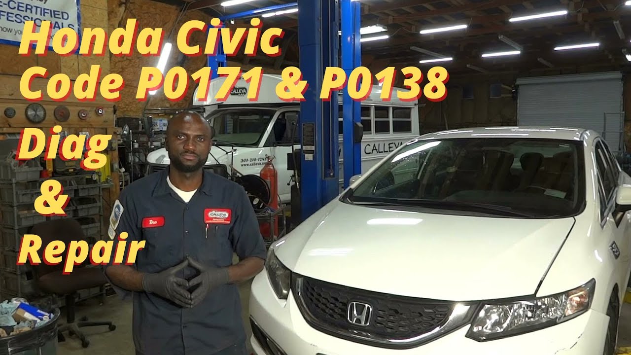 HONDA CIVIC CODE P0171 & P0138: ТОПЛИВНАЯ СИСТЕМА СЛИШКОМ БЕДНАЯ И ВЫСОКОЕ НАПРЯЖЕНИЕ ДАТЧИКА 02:...