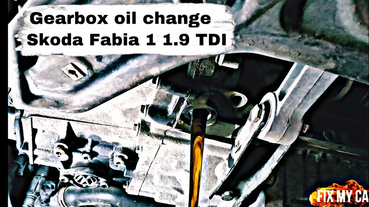 Gearbox oil change Skoda Fabia 1 1.9 TDI | Fix My Car Garage