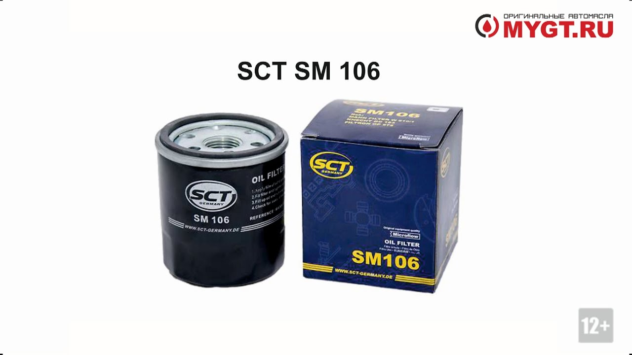 Масляный фильтр SCT SM 106 ANTON_MYGT