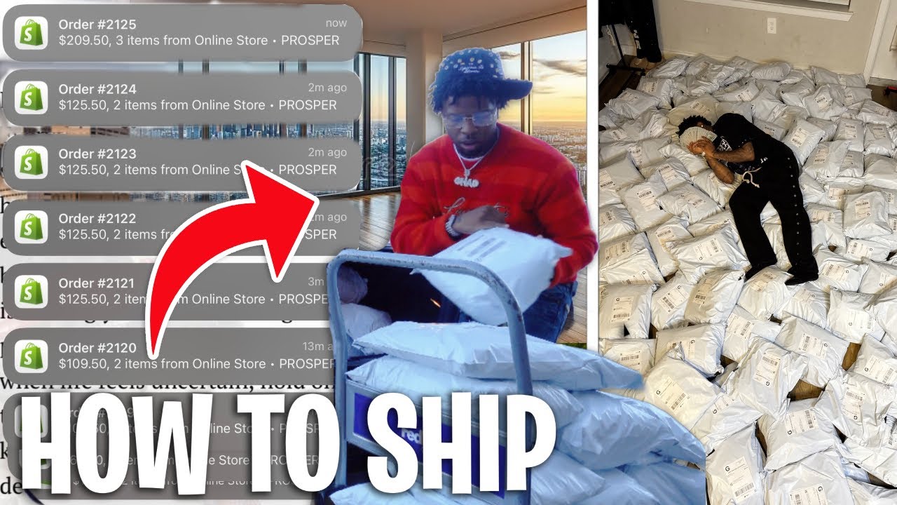 Packing Orders For My 6 Figure Clothing Brand! (HOW TO SHIP)