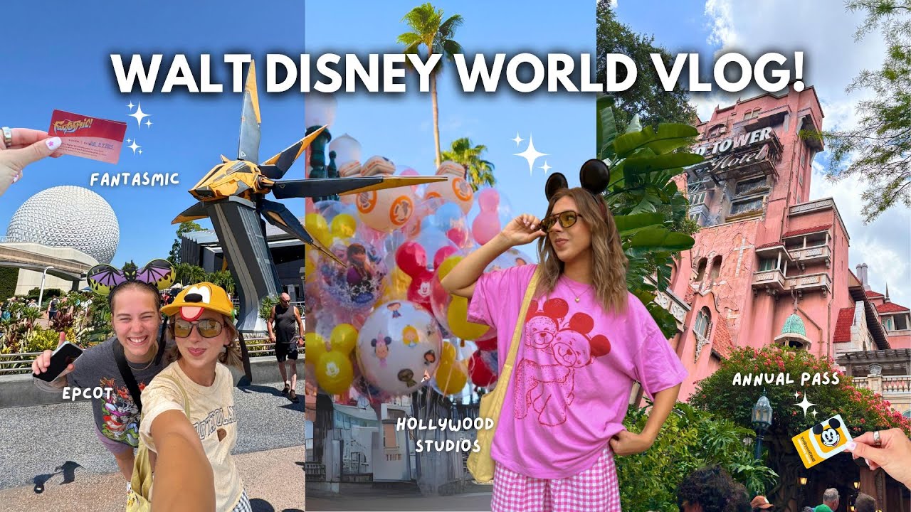 DISNEY WORLD VLOG! ✨Hollywood Studios, Villains Show, Epcot, Princess Breakfast, Fantasmic & more!
