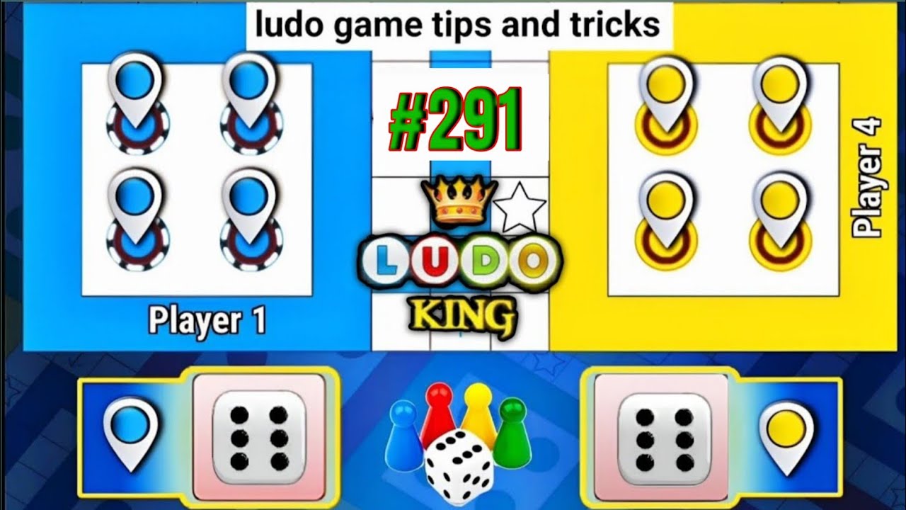 How To Win Ludo King 🤴 | Tricks And Tips Ludo King 😱 | 4 Players Gameplay 👏#291 #gamer