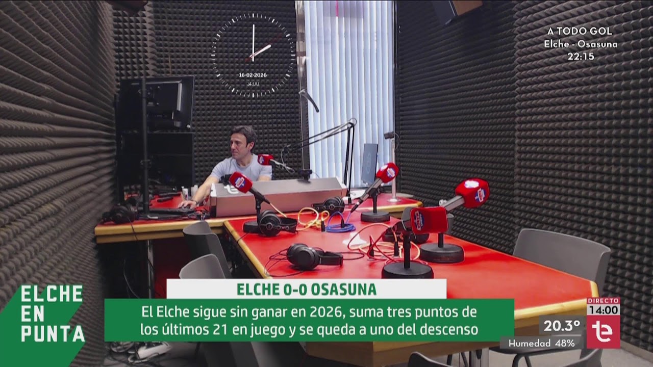 Elche en Punta | Un gran Elche suma ante Osasuna un punto que sabe a poco (0-0) - 16/02/2026