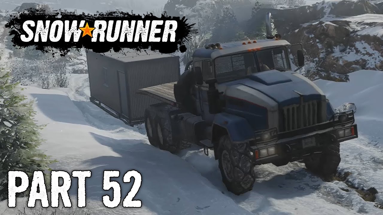 SnowRunner | Walkthrough Gameplay | Part 52 | Cabin Fever | Xbox One