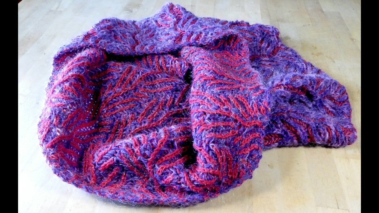 Anello di fuoco - collo scialle infinity scarf -