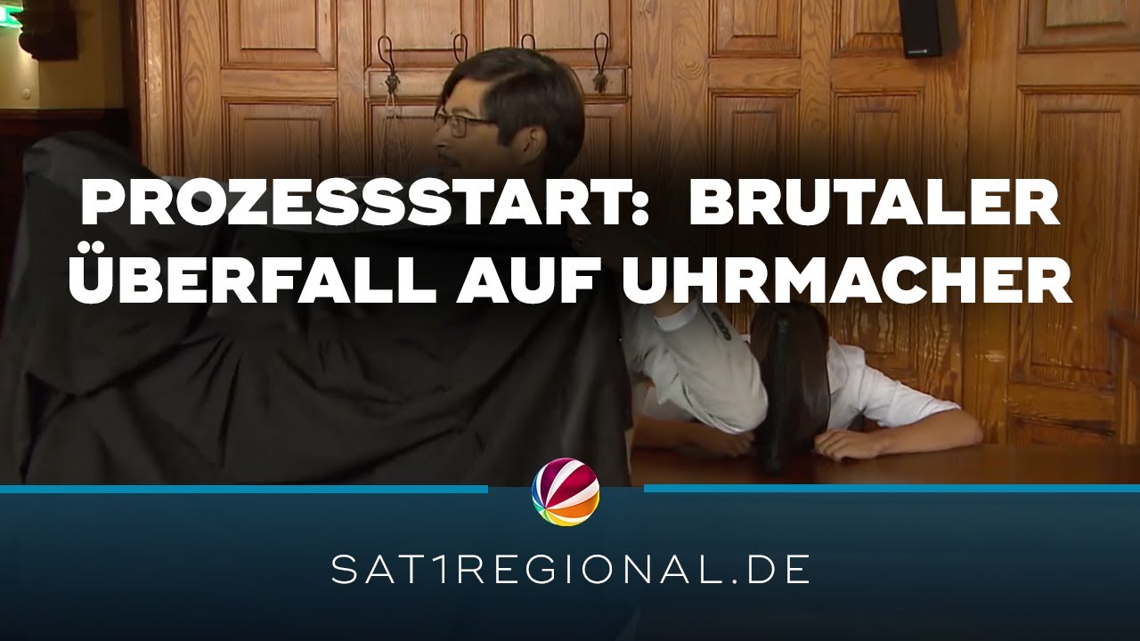 Prozessstart nach brutalen Überfall auf Bremer Uhrengeschäft