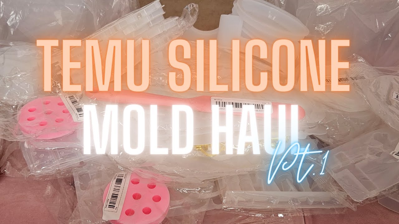 Temu Silicone Mold Haul Part 1 | For Resin & Wax Melts