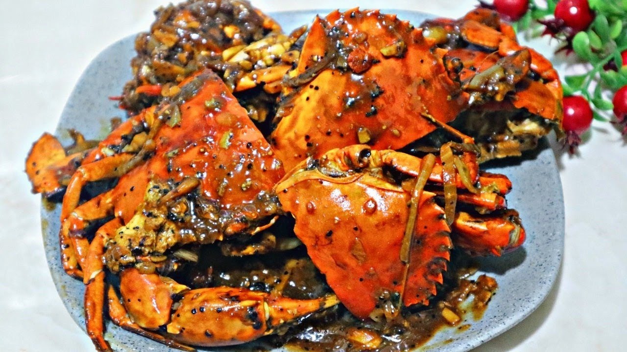 RESEP KEPITING SAOS LADA HITAM ALA RESTORAN RASANYA ENAK & MUDAH MASAKNYA|BLACK PEPPER CRAB RECIPCE