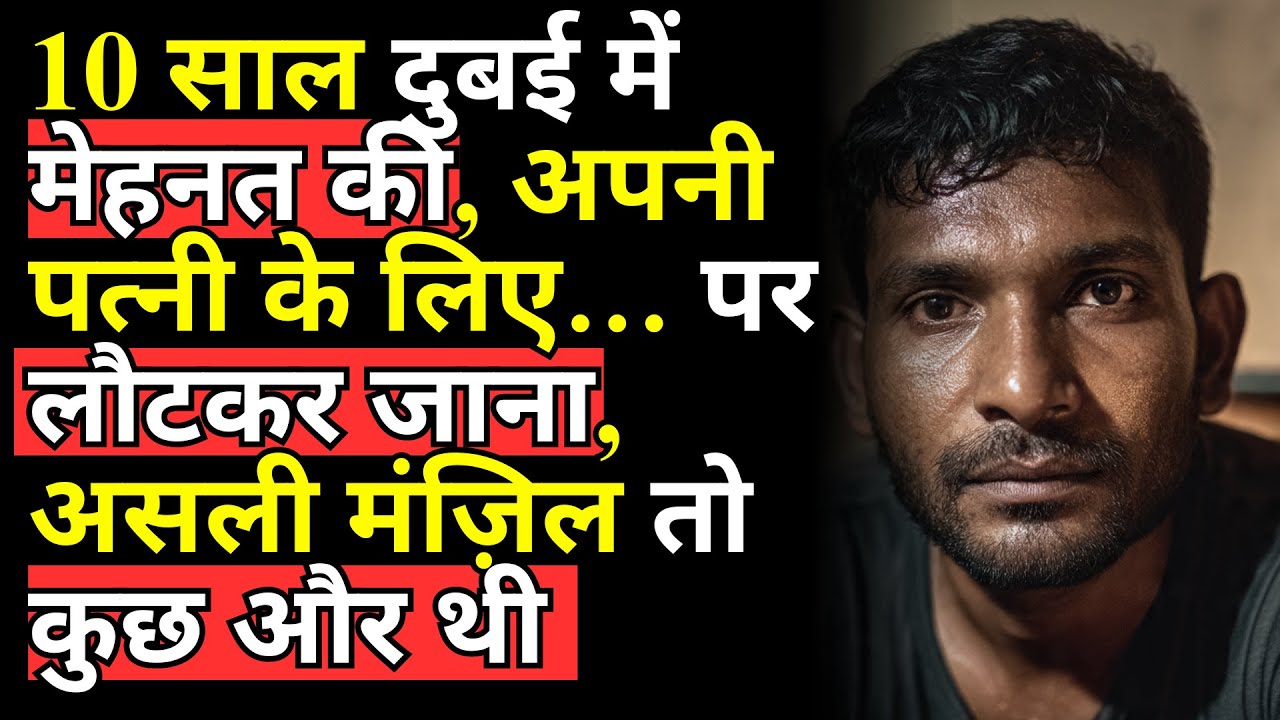 10 साल दुबई में पसीना बहाया, सिर्फ़ उसके लिए... पर लौटकर जो देखा — वो मेरी ज़िंदगी की असली मंज़िल नह
