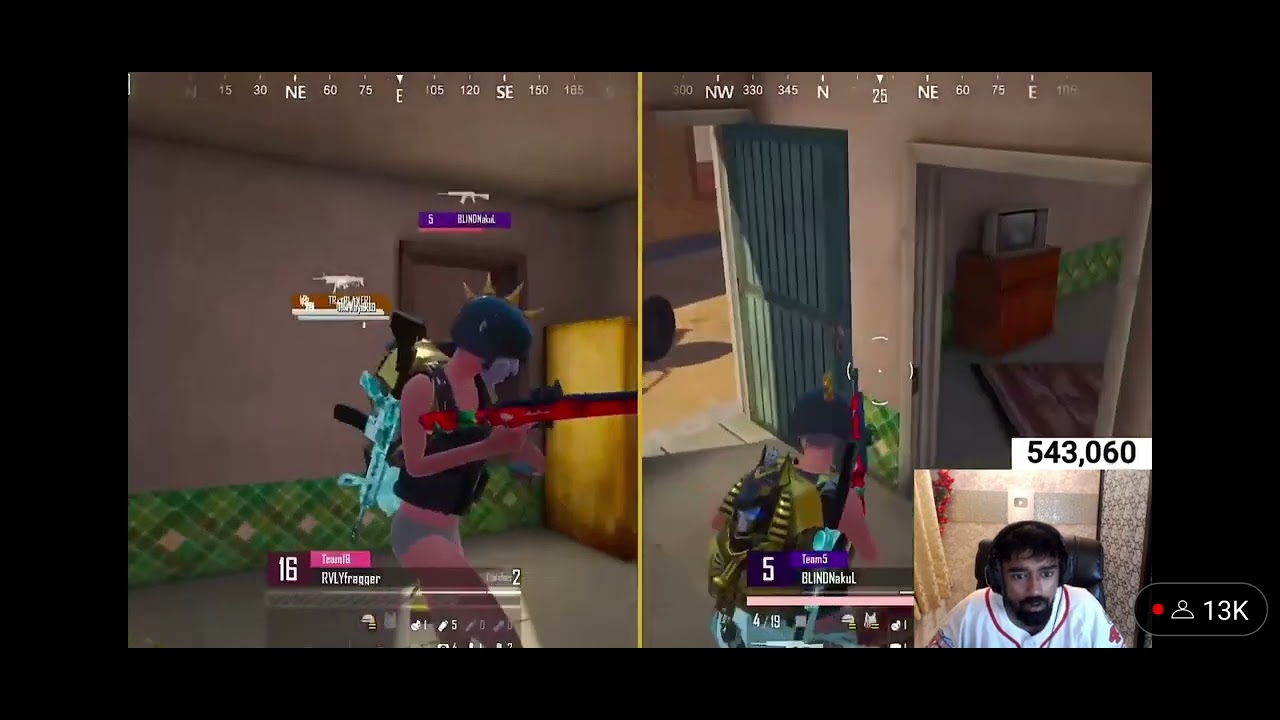 Godl Neyoo React on Blind Nakul 1v4 team Rivalry || Iqoo bgmi series