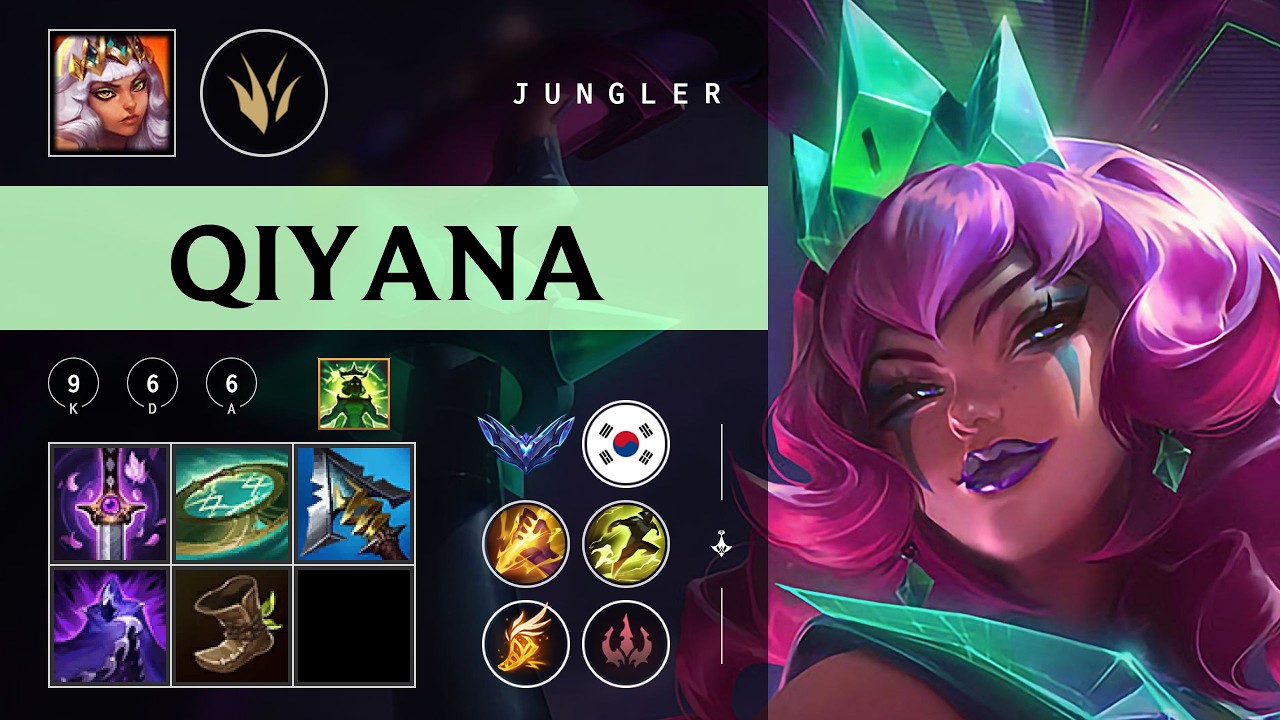 Qiyana Jungle vs Sylas - KR Diamond Patch 26.03