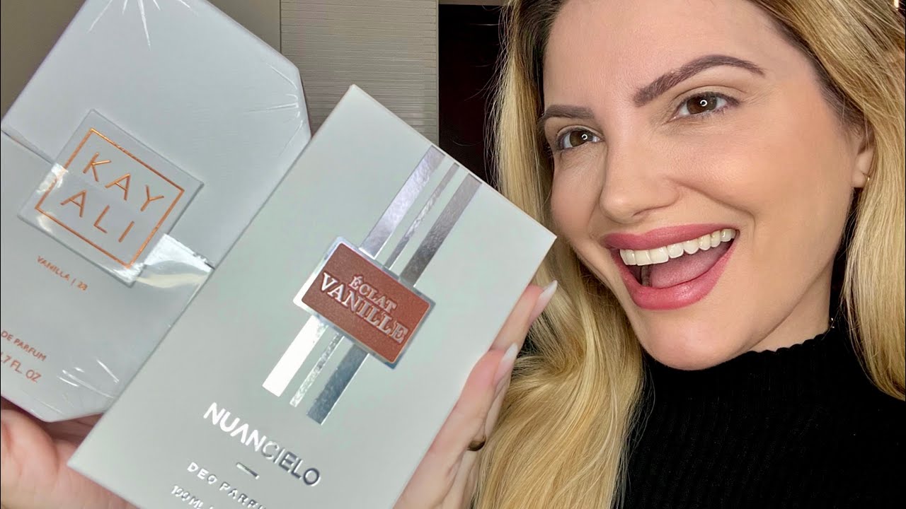 Perfume ÉCLAT VANILLE lançamento NUANCIELO 😍 perfume Vanilla 28 Kayali