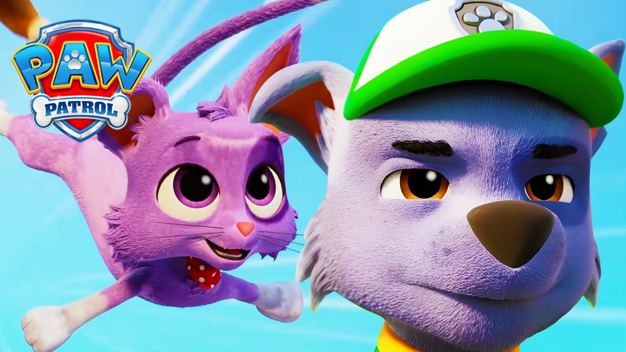 Rocky and Percy, the Dream Team! 🐶😺 | Rocky's Cat-astrophe | PAW Patrol | Cartoons for Kids