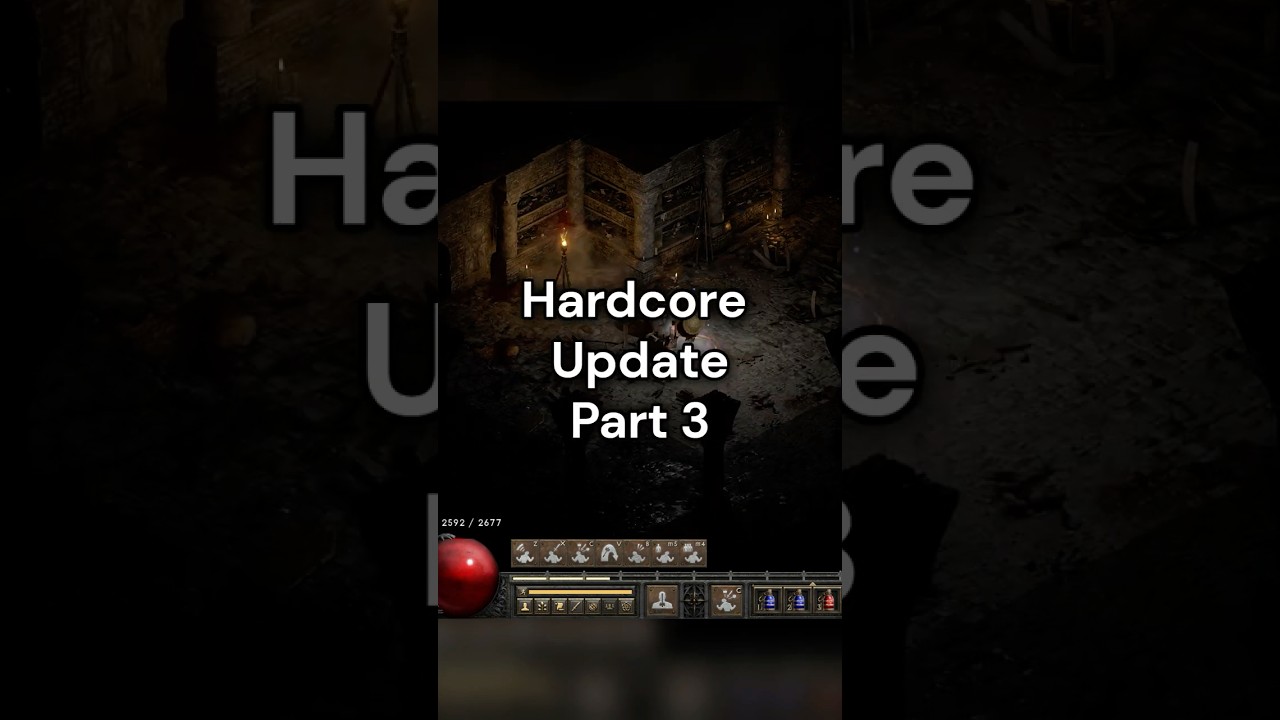 I ALMOST DIED! | Hardcore SSF Update Pt. 3  #diablo2 #d2hardcore #d2r #d2  #diablo2resurrected