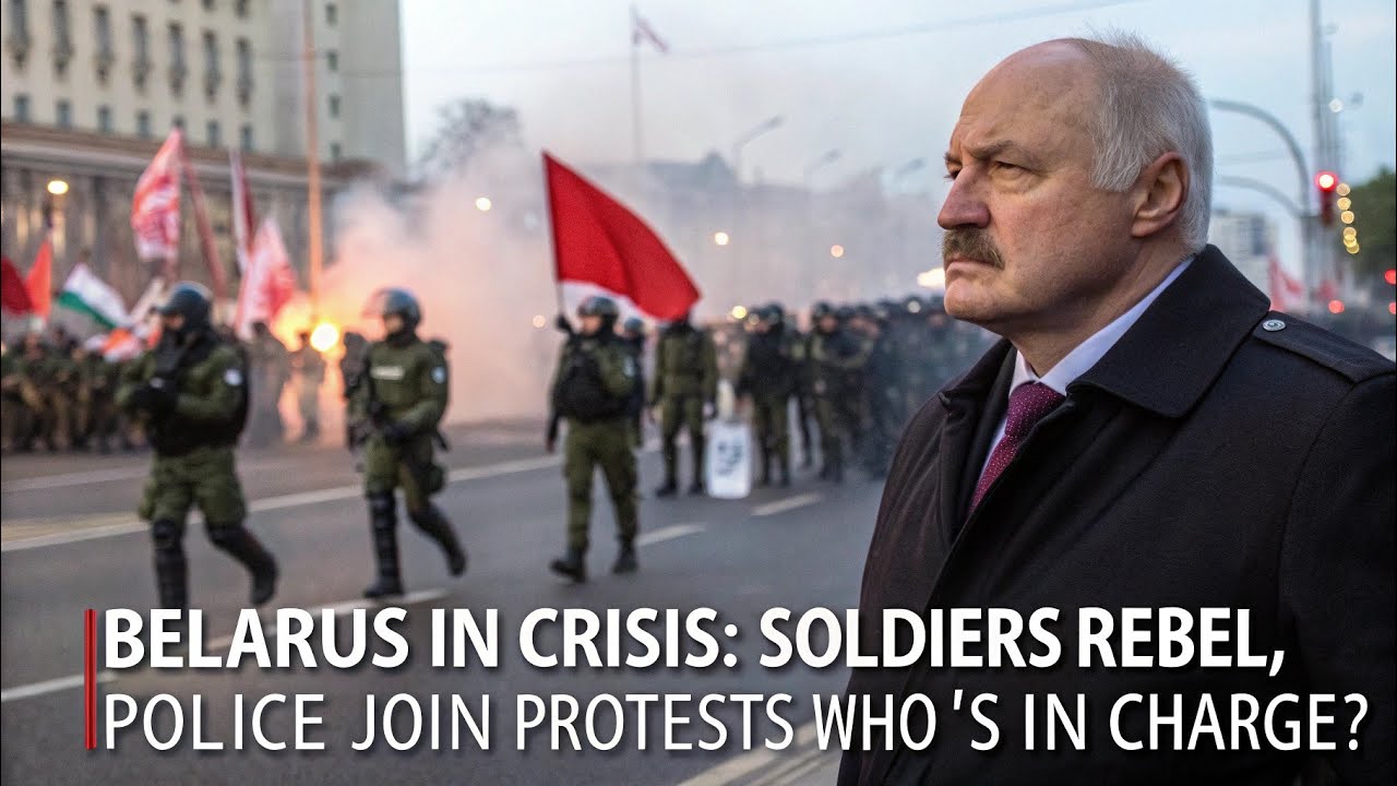 Belarus Collapsing Fast: Soldiers Rebel, Police Join Protest - Who's in Charge Now?