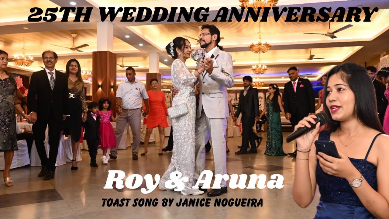 ROY & ARUNA | 25th Wedding Anniversary | New Konkani Toast Song 2025 | Silver Jubilee Song
