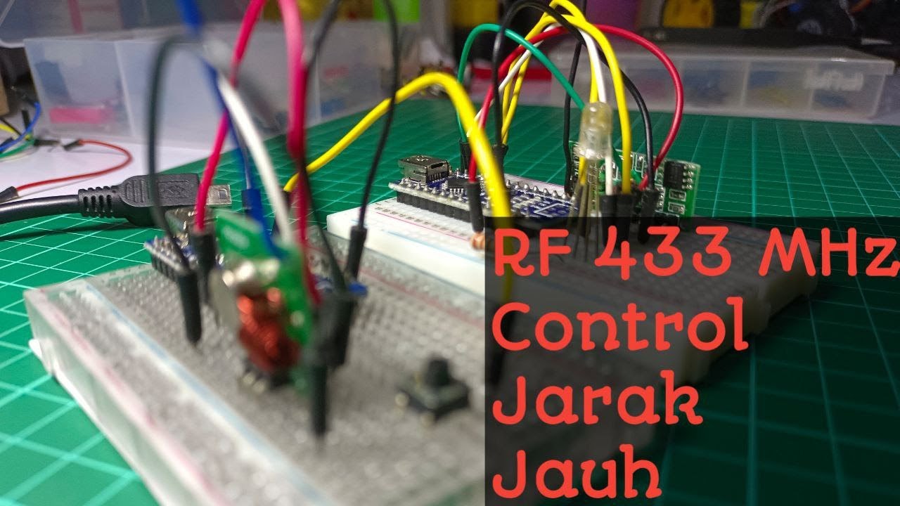 BELAJAR ARDUINO #93 - RF 433 MHz - Untuk Control Jarak Jauh