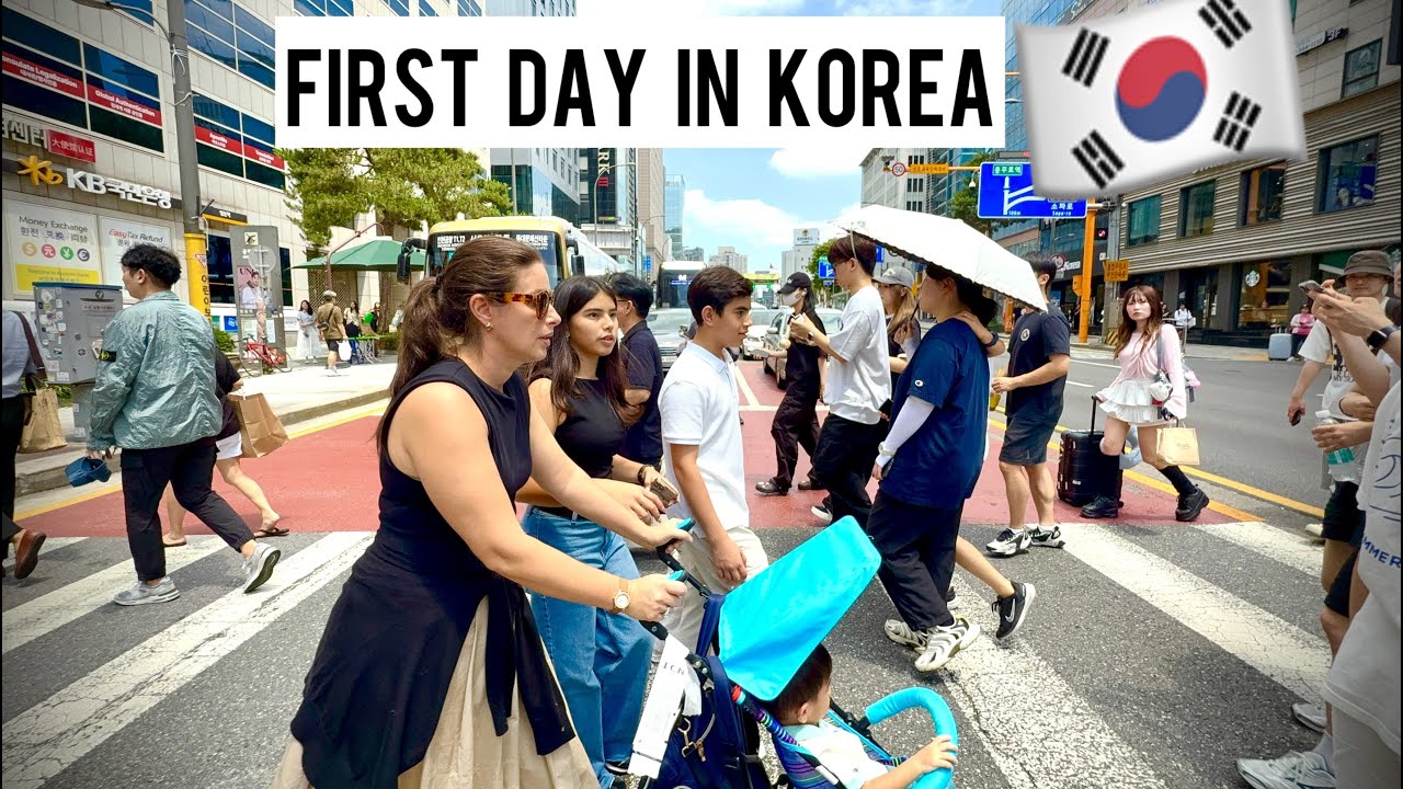 Our Filipino - Russian Family's First Day in Korea!