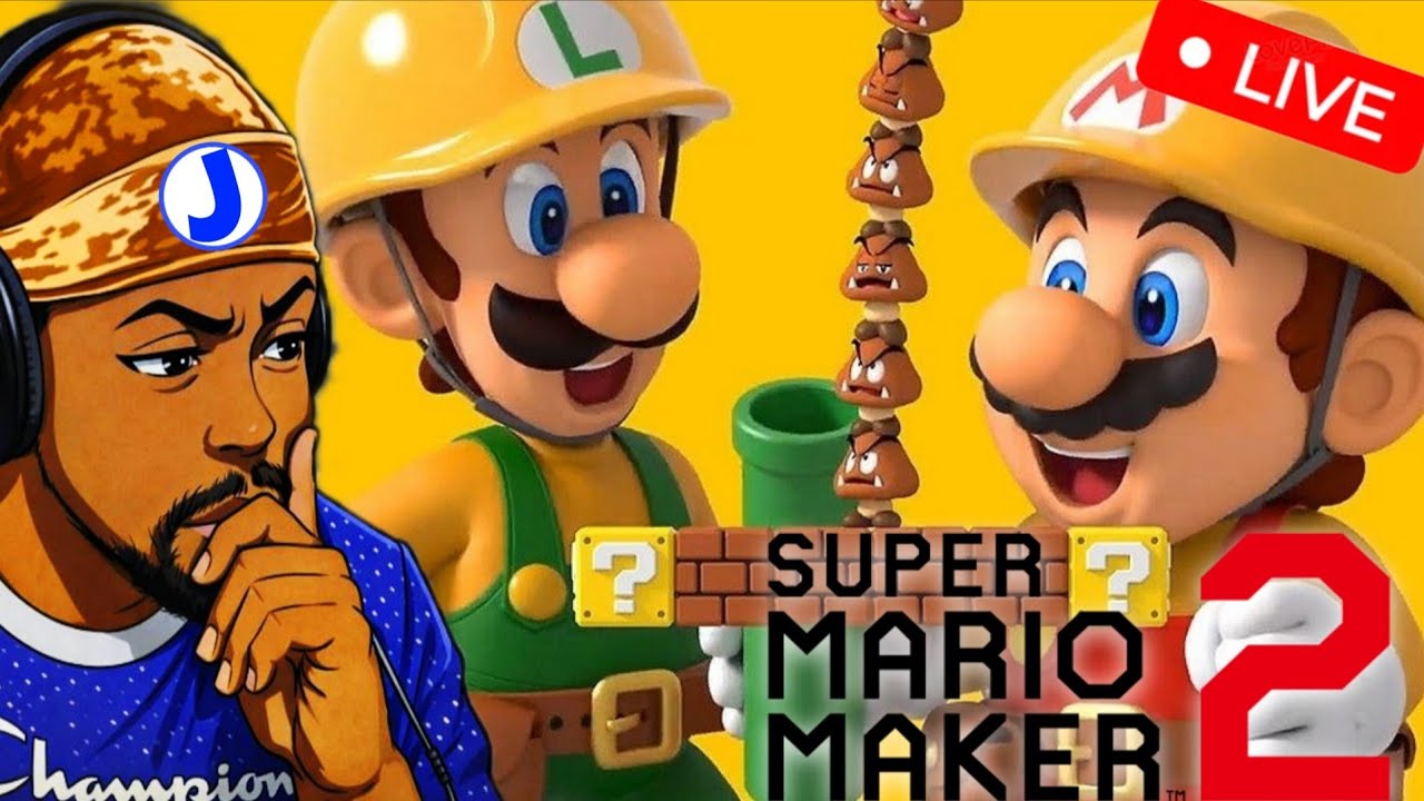 THE FIRST TIME PLAYING MARIO MAKER 2.... AND YALL DOING ME FOUL!!!!!