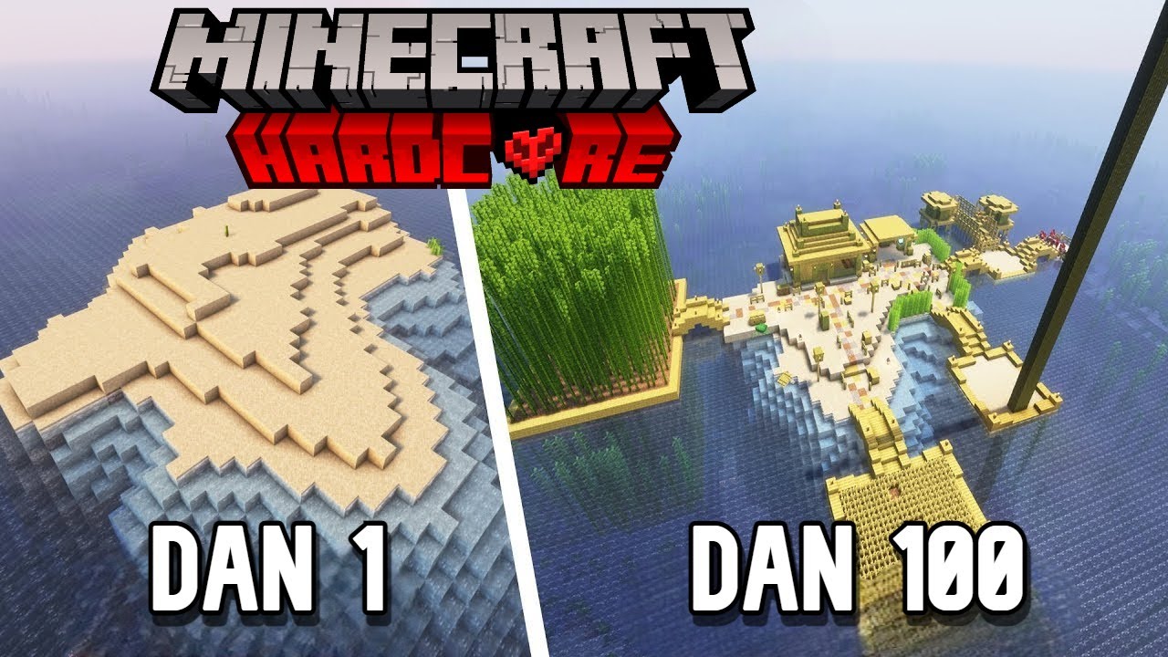 100 Dana Na Pustom Ostrvu U Minecraft Hardcore