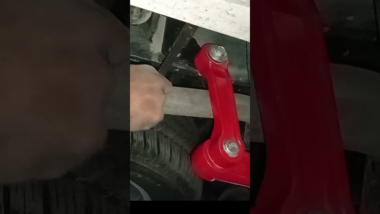 Pemasangan balance arm Pajero sport #mitsubishi #pajero #stabilizer #balance