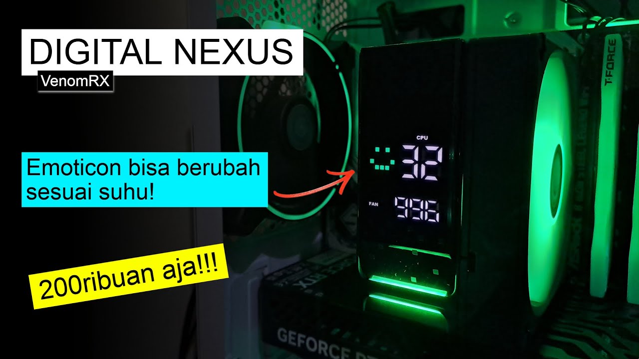 CPU Cooler Ini Bisa Marah? | Review VNM RX Digital Nexus | VenomRX