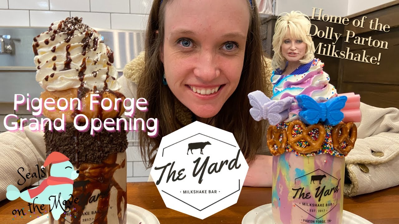 The Yard Milkshake Bar Pigeon Forge TN Grand Opening - Pigeon Forge Tennessee Vlog