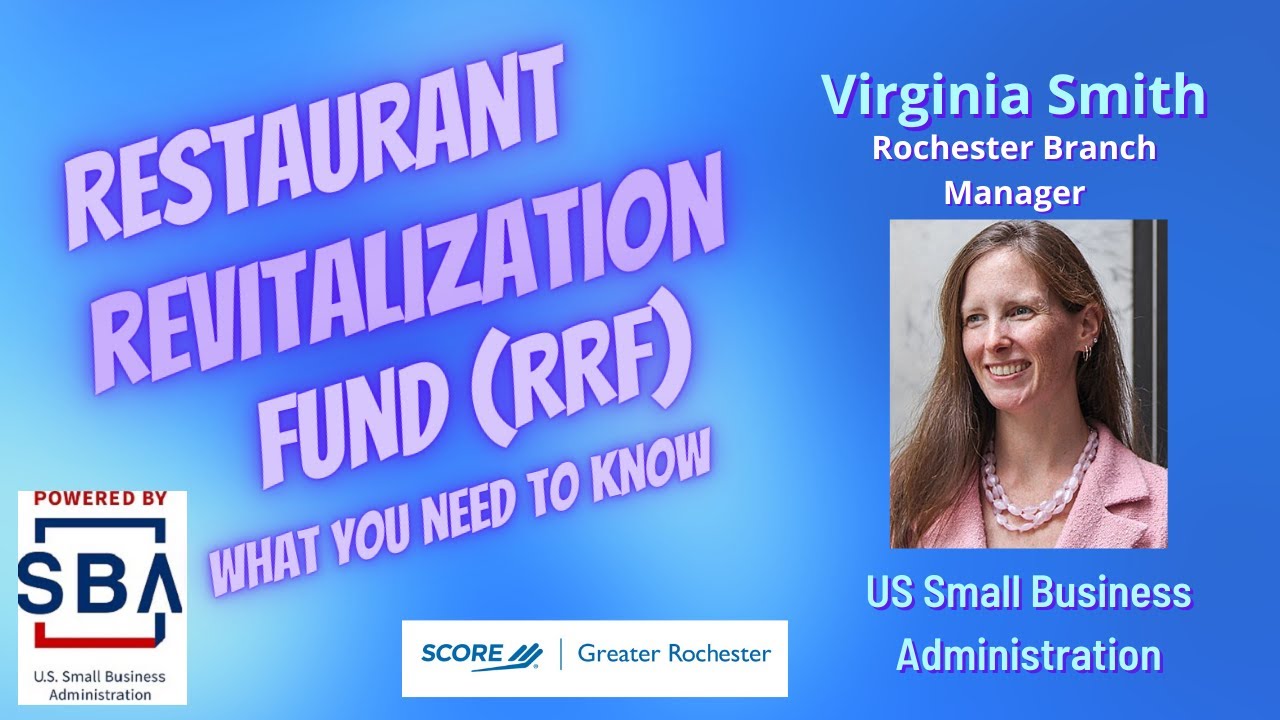 SBA Restaurant Revitalization Fund (RRF): What You Need to Know